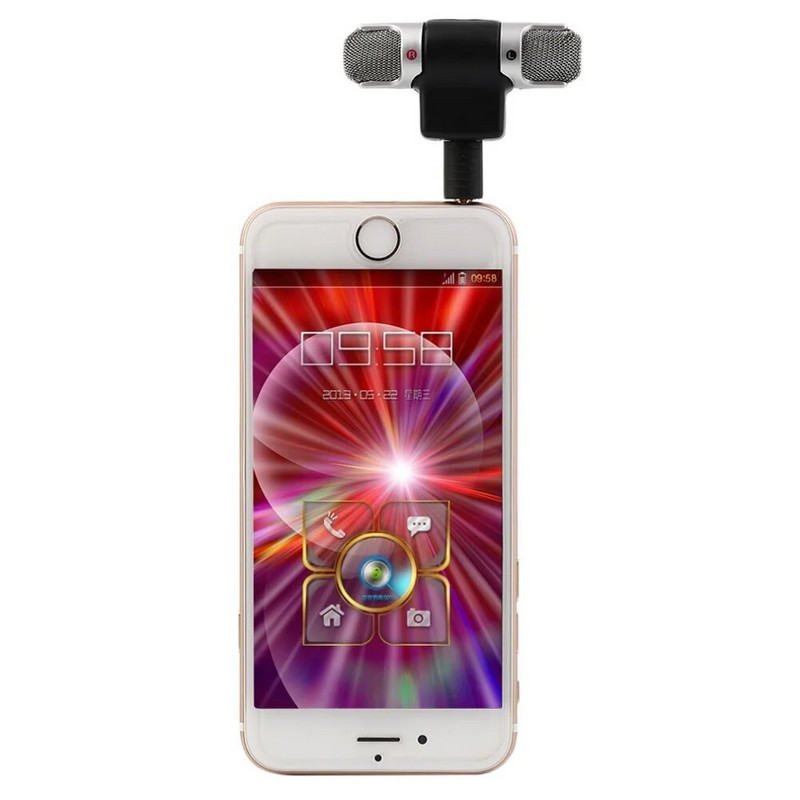 Mini Protable mikrofonas 3,5 mm lizdas Lavalier Clip Mikrofonas Mini garso mikrofonas, skirtas kalbai, mobiliojo telefono mikrofonas