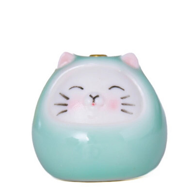 Keraminis kačių ornamentas Celadon smilkalų indas namų dekoracijos Kung Fu smilkalų priedai