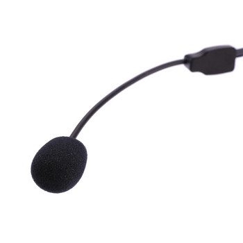 Мини кабелен 3,5 мм микрофон за носене на глава за усилвател на гласа, намаляване на шума, микрофон, слушалка, лента за глава, преносима слушалка за лекция, обучение