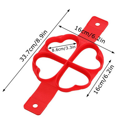 Silikoninis pasaulis Kiaušinių blynų žiedas Nelipnus blynų formavimo formelės Silikoninės kiaušinių viryklės silikoninės omleto formos Kepimo priedams