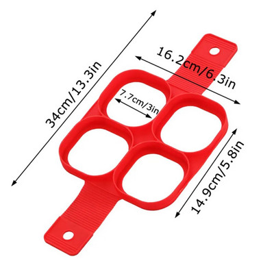 Silikoninis pasaulis Kiaušinių blynų žiedas Nelipnus blynų formavimo formelės Silikoninės kiaušinių viryklės silikoninės omleto formos Kepimo priedams