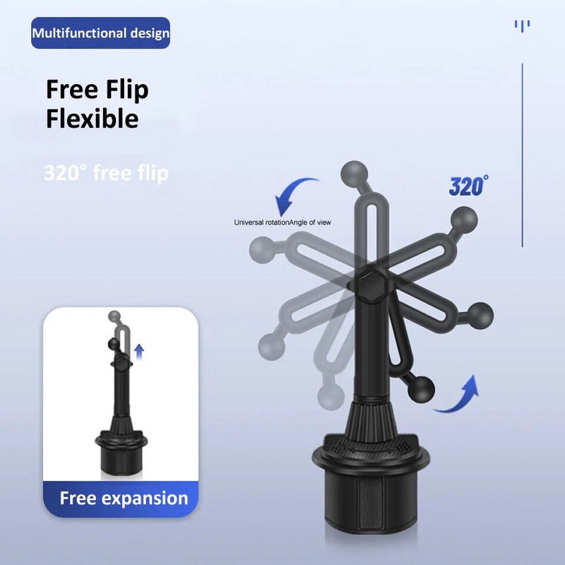 Universalus automobilinis puodelis, planšetinio kompiuterio stovas Telefono laikiklis Mobiliojo telefono laikiklis gėrimų buteliukas iPad tvirtinimo palaikymas išmaniojo telefono mobiliojo telefono kilimėlis 11 colių