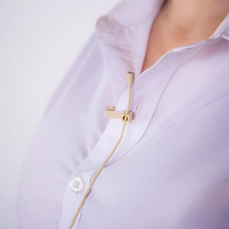 3,5 mm Lavalier Mikrofonas Smėlio spalvos 3 kontaktų 4 kontaktų XLR segtukas su atvartu mikrofonas, skirtas bevieliui, skirtas scenos maldos namams, lektoriams Micropho