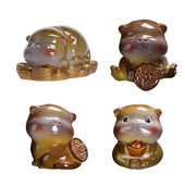 Arbata Pet Cat Mielas kačiukas, keičiantis spalvą arbatos mylėtojams Dovanų ornamentas Gyvūno figūrėlė svetainei Padėklas Knygų spinta Namų dekoravimas