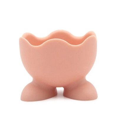 5 vnt Kiaušinių puodelių laikikliai Kiaušinių džiovinimo stovas Maisto klasės silikoninis kiaušinių brakonieriaus puodelių laikiklis virtuvės pusryčių gaminimo įrankiams