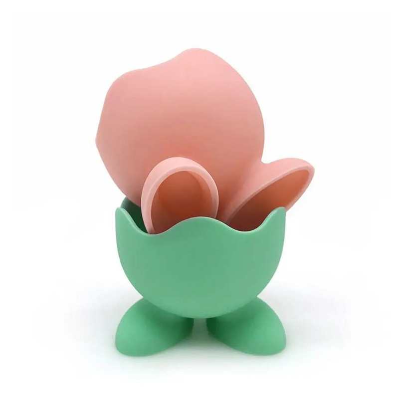 Suport pentru pahare de ouă 5 buc. Suport de depozitare a ouălor de uscare Suport pentru pahare de braconaj de ouă din silicon de calitate alimentară pentru bucătărie, mic dejun, unelte de gătit