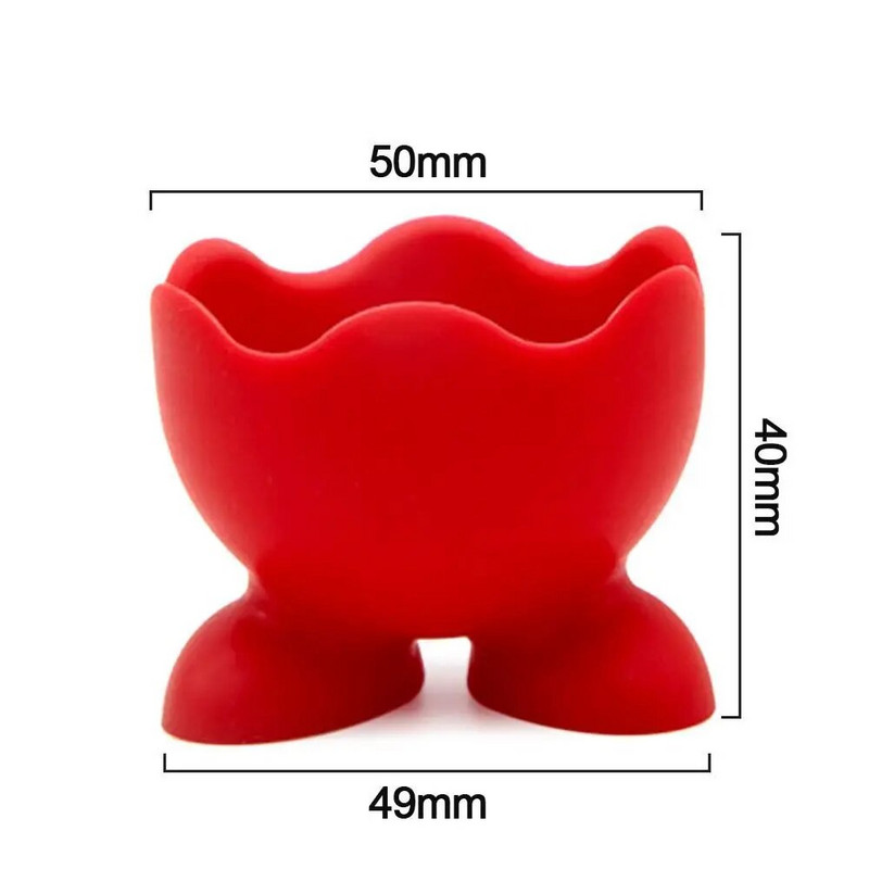 Suport pentru pahare de ouă 5 buc. Suport de depozitare a ouălor de uscare Suport pentru pahare de braconaj de ouă din silicon de calitate alimentară pentru bucătărie, mic dejun, unelte de gătit