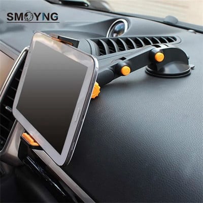 SMOYNG Sucker autotelefoni hoidik 4-11 tolline tahvelarvuti alus IPAD Air Mini Strong Suction tahvelarvuti autohoidja alus iPhone X 8 7 jaoks