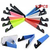 1/2 vnt mobiliojo telefono stovo laikiklis išmaniojo telefono planšetinio kompiuterio stalui Universalus sulankstomas mobiliojo telefono laikiklio stovas, reguliuojamas V formos