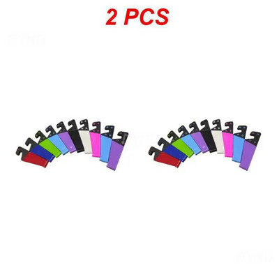 1/2 vnt mobiliojo telefono stovo laikiklis išmaniojo telefono planšetinio kompiuterio stalui Universalus sulankstomas mobiliojo telefono laikiklio stovas, reguliuojamas V formos