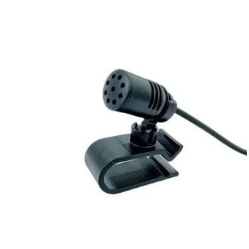 Автомобилен аудио микрофон 3,5 мм жак с щипка Микрофон Стерео мини кабелен външен микрофон за автоматично DVD радио 2/3 м дълги професионалисти