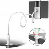 Βάση σταθερής σπειροειδούς βάσης κινητού τηλεφώνου 360 μοιρών Περιστρεφόμενος γενικός βραχίονας τσοκ για τηλέφωνο Tablet Pc