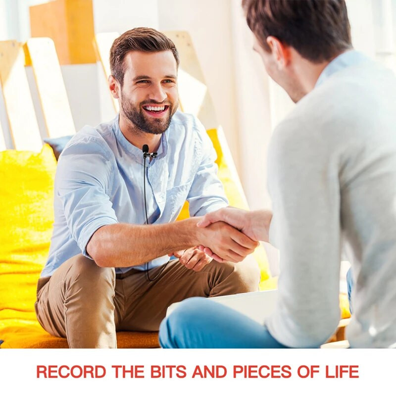 Mini nešiojamasis Lavalier mikrofonas 3,5 mm laisvų rankų laidų linijos daugiakryptis mikrofonas, skirtas kompiuteriniam nešiojamam kompiuteriui mobiliajam telefonui