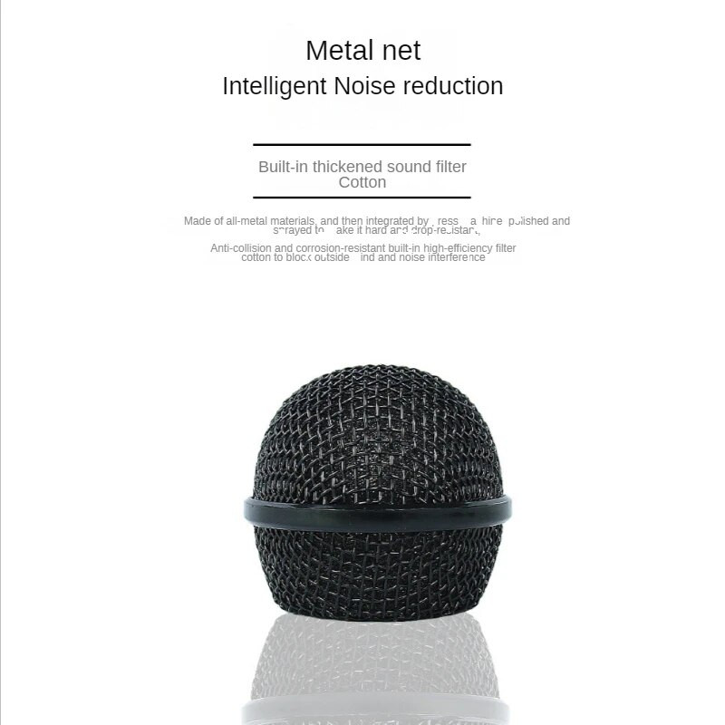 Geriausias karaoke mikrofonas B12 su įjungimo ir išjungimo jungikliu Laidinis karaoke mikrofonas su 16,4 pėdų XLR elektretiniu kondensaciniu mikrofonu dainavimui