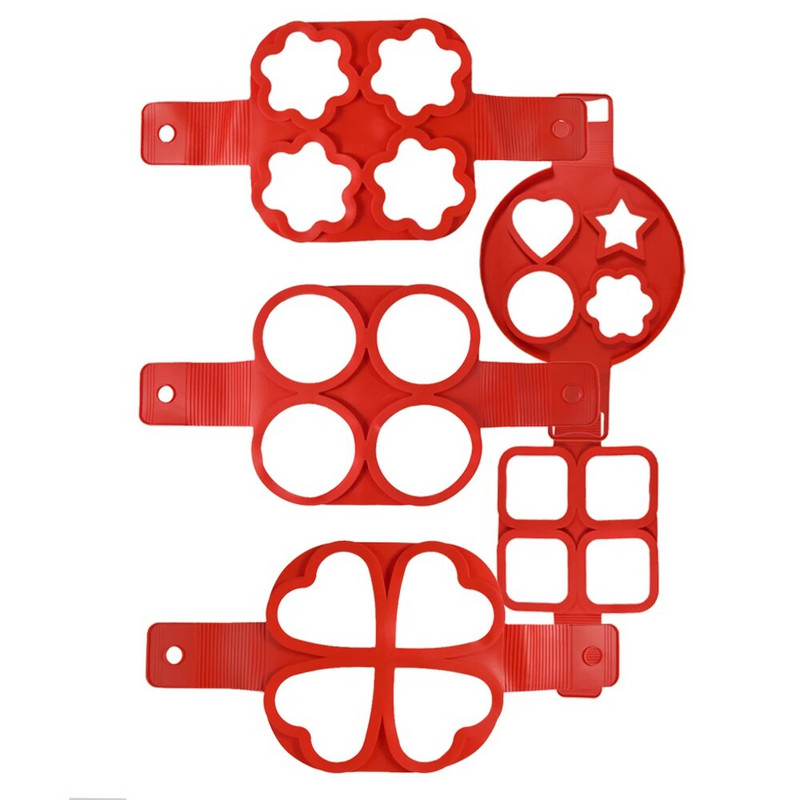 Kiaušinių blynų žiedas Nelipnus blynų mašinos forma, silikoninė kiaušinių kepimo formavimo mašina, skirta virtuvės kepimo reikmenims