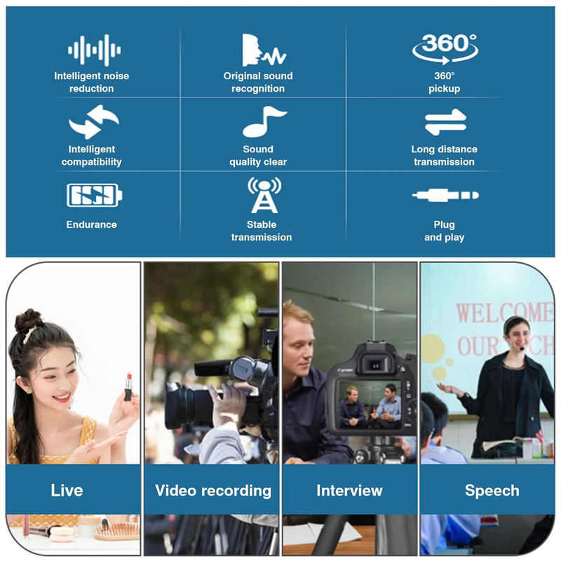 2 v 1 UHF bezdrôtový mikrofón Profesionálny headset mikrofónový zosilňovač hlasitosti mikrofónu vysielač prijímač pre výučbu reči
