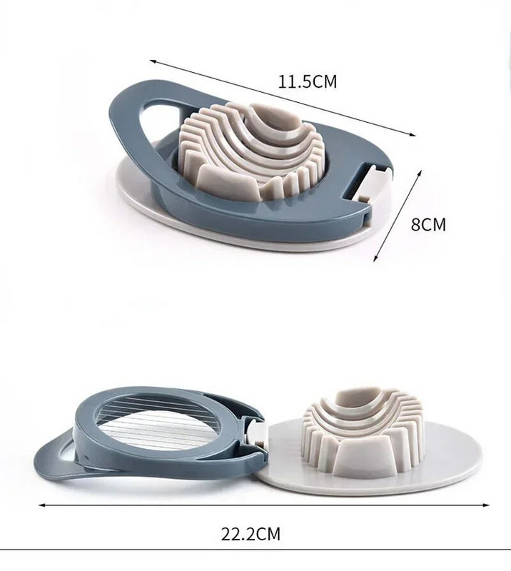 Daugiafunkcis nerūdijančio plieno vielinis kiaušinių pjaustyklė, kiaušinių pjaustyklė kietai virtiems kiaušiniams, aliuminio kiaušinių pjaustyklė, vaisių garnyro pjaustyklė