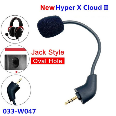Zamjenski mikrofon za igre 3,5 mm mikrofon za Kingston HyperX Cloud 2 II X Core Gaming Headset Dodaci