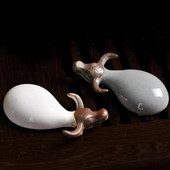 Keramikinės arbatos naminių gyvūnėlių dekoracijos Mini galvijai Kungfu arbata naminių gyvūnėlių arbatos priedai Svetainės arbatos padėklo papuošalai