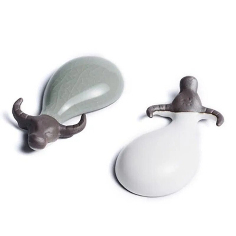 Keramikinės arbatos naminių gyvūnėlių dekoracijos Mini galvijai Kungfu arbata naminių gyvūnėlių arbatos priedai Svetainės arbatos padėklo papuošalai