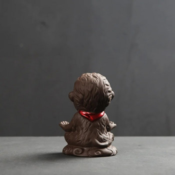 1Piece Chinese Mythical Beings Μοντέλο Monkey King Pet Tea Pet Purple Clay σετ τσαγιού Kung Fu για οικιακό δίσκο τσαγιού και διακόσμηση αυτοκινήτου
