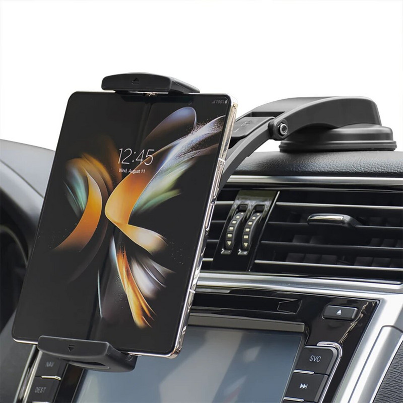 Automobilinio planšetinio kompiuterio laikiklio siurbimo puodelio laikiklis su 17 mm rutulinių atramų, skirtų planšetinio kompiuterio transporto priemonės priekiniams stiklams, skirtas 4–13 colių iPad HUAWEI Samsung Galaxy