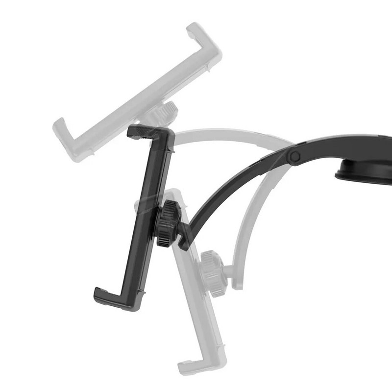 Automobilinio planšetinio kompiuterio laikiklio siurbimo puodelio laikiklis su 17 mm rutulinių atramų, skirtų planšetinio kompiuterio transporto priemonės priekiniams stiklams, skirtas 4–13 colių iPad HUAWEI Samsung Galaxy