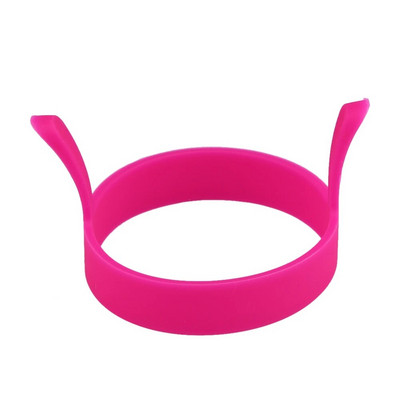 Silikonski kuhinjski omlet koji se ne lijepi Okrugli kalup za jaja Otporan na toplinu Višenamjenski prijenosni Kreativni za pečenje Prženje