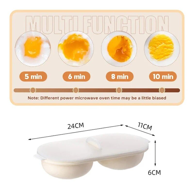 Kiaušinių brakonieriai puikiai iškeptų kiaušinių katilo puodelis , Kiaušinių keptuvės viryklės viryklės viryklės garuose , dvigubi maisto gaminimo įrankiai Mikrobangų krosnelė