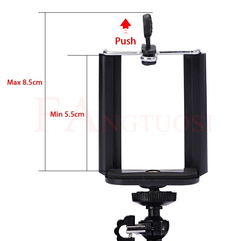 FANGTUOSI mini lankstus kempinė aštuonkojis trikojis iPhone xiaomi lankstomas mobiliojo telefono išmaniojo telefono trikojis, skirtas Gopro 8 7 kamerai