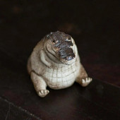 Arbatos figūrėlė Naudinga rankų darbo krokodilo arbatos figūrėlė Akį traukianti arbata augintiniui Rankų darbo krokodilo arbata naminiams gyvūnėliams