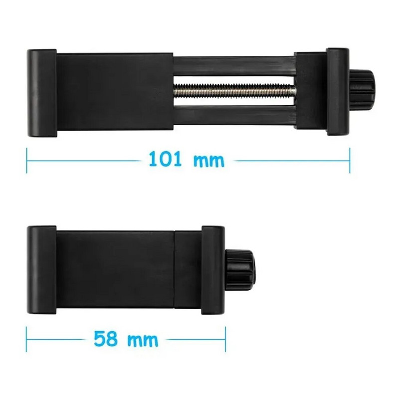 Universalus mobiliojo telefono spaustukas, besisukantis 360 laipsnių, skirtas iPhone 15 14 13 12 11 Pro Max 1/4 prisukamas mobiliojo telefono laikiklis stalinis trikojo adapteris