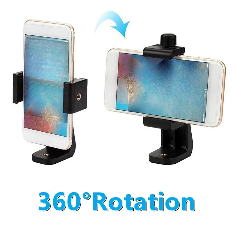 Universalus trikojo tvirtinimo adapteris mobiliojo telefono kirpimo laikiklis Vertikalus 360 kampu besisukantis trikojo stovas, skirtas iPhone X 7 plus, skirtas Samsung