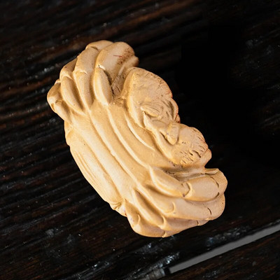 Kinijos Yixing rankų darbo purpurinė molio arbata naminių gyvūnėlių parduotuvė skulptūra krabų statulos papuošalai gyvūnų arbata figūrėlės amatai arbatos rinkinio dekorai