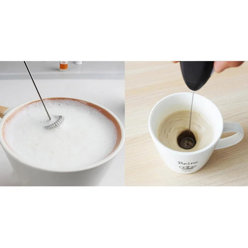 Mini Electric Milk Foamer Blender Wireless Coffee Whisk Mixer Handheld Egg Beater Cappuccino Frother Mixer Kitchen Whisk Tools