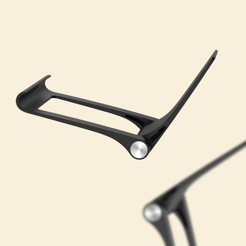 Creative 360° reguliuojamas plokščias stovo laikiklis Sulankstomas nešiojamas telefono kilimėlio laikiklis telefono planšetiniam kompiuteriui (juodas)