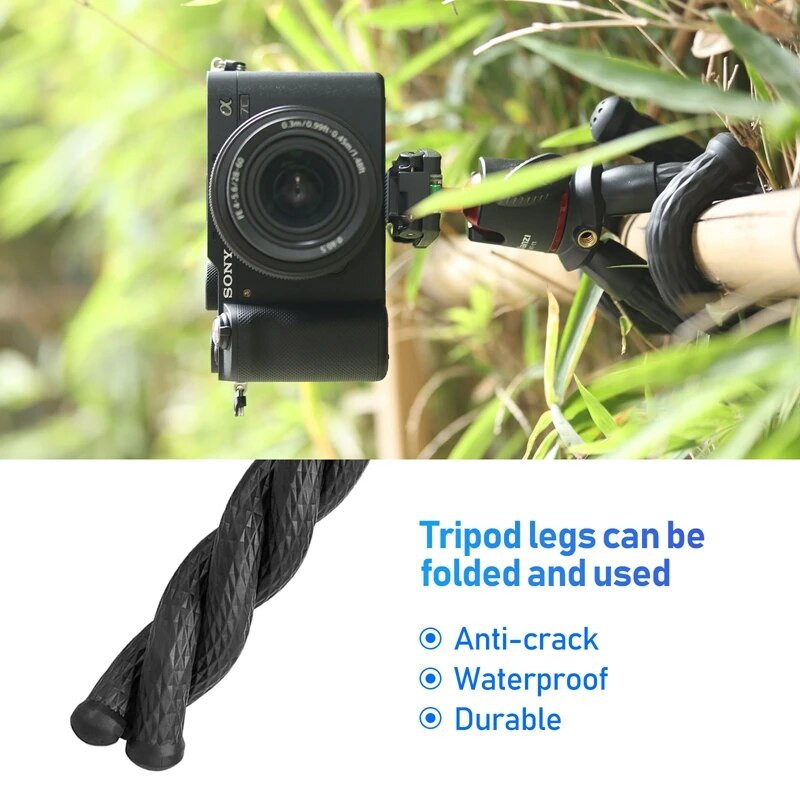 VIJIM Ulanzi MT-11 Flexible Octopus Tripod for Phone DSLR Camera Vlog Portable 2in1 Design Selfie Stick Tripod with Phone Holider