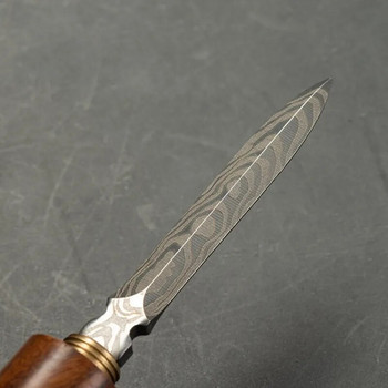 Υψηλής ποιότητας μαχαίρι τσαγιού Pu \'er νέο χειροποίητο σετ τσαγιού από ανοξείδωτο χάλυβα Damascus