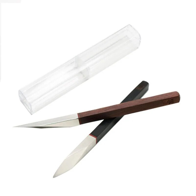 Roku darbs rombveida nerūsējošā tērauda Awl Pu`er tējas nazis Biznesa dāvanas