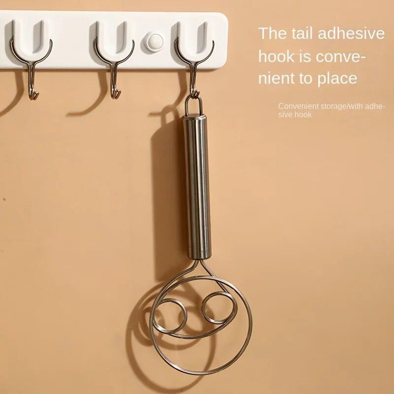 Nerūdijančio plieno maišytuvas Rankinis miltų daugiafunkcis maišytuvas Buitiniai kiaušinių plakikliai virtuvės reikmenys Virimo plaktuvas