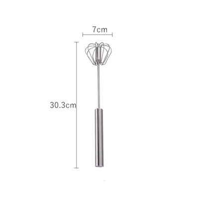 10/12/14 colių pusiau automatinis nerūdijančio plieno kiaušinių plaktuvas, rankinis sukamas plakiklis grietinėlės maišyklės maišytuvas Virtuvės kepimo priedai