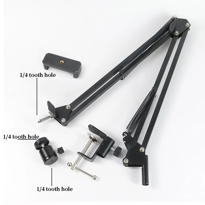 Kartartó fotóállvány mobiltelefon-tartóhoz Tartozékok gyűrűs lámpa fénykapcsával okostelefonos fényképezőgép szelfi stickhez