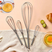 1 db Tojáshabverő Többfunkciós Rotációs Kézi Keverő Mini Konyhai Tojáshabverő Sütőeszköz Tojáskeverő Rozsdamentes Acél Könnyen használható