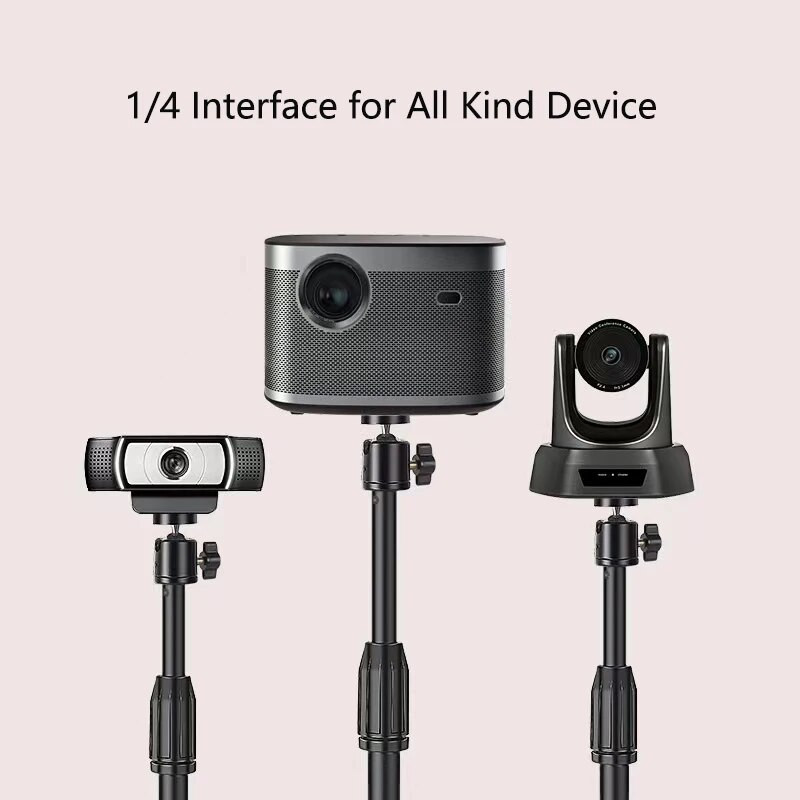 Stalinio kompiuterio trikojis, skirtas mobiliojo telefono žiniatinklio kameros DSLR fotoaparatui ant stalo ant tripiečio stovo, skirtas išmaniajam telefonui Mobiliojo telefono žiniatinklio kameros palaikymas