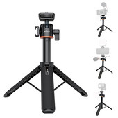 VRIG TP-06 „Selfie Stick“ trikojo stovas, aliuminio lydinio 1/4 colio šalto bato tvirtinimo pasukama rutulinė galvutė, 55 cm 1,5 kg apkrova tiesioginiam srautui