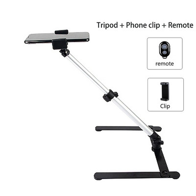 Sulankstomas viršutinis trikojis, skirtas išmaniesiems telefonams, staliniams kompiuteriams, iPhone telefonams, trikojis.