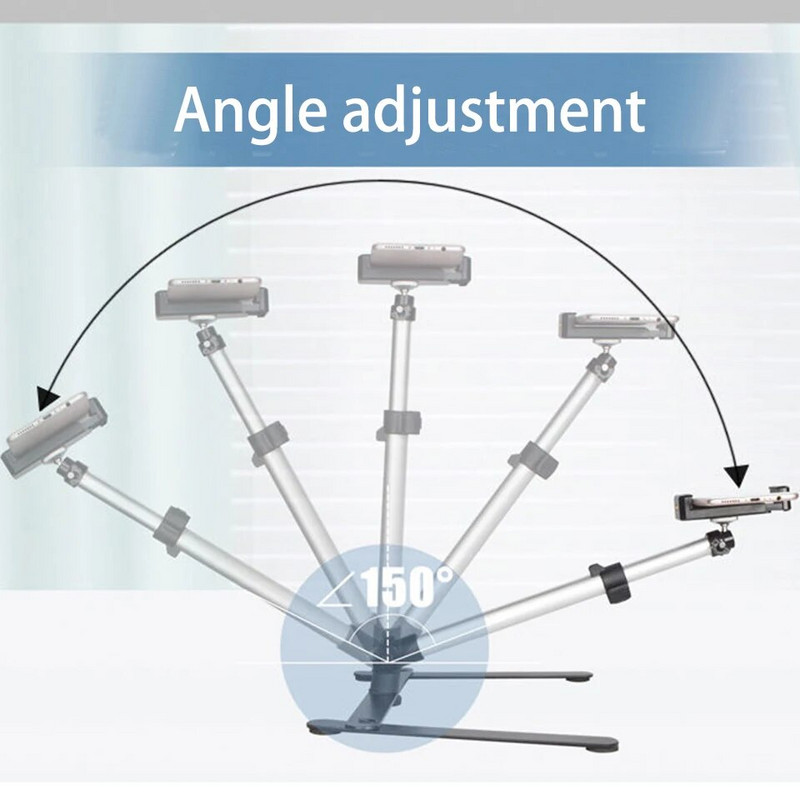 Sulankstomas viršutinis trikojis, skirtas išmaniesiems telefonams, staliniams kompiuteriams, iPhone telefonams, trikojis.
