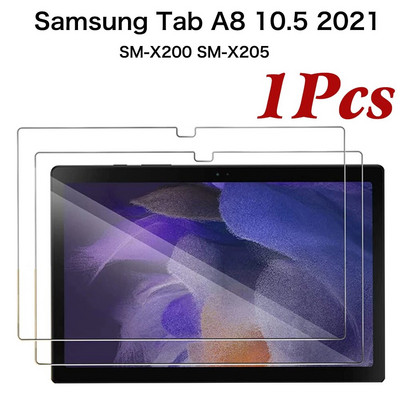 Grūdintas stiklas, skirtas Samsung Tab A8 Glass 2021 10,5 colio planšetiniam kompiuteriui 9H Tab A8 X200 X205 apsauginė plėvelė ekrano apsauga TabA8 Glass