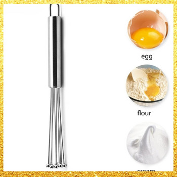 Χτυπητήρι για χάντρες Χειροκίνητο μίξερ με ράβδο ανάδευσης αυγών από ανοξείδωτο χάλυβα Μπλέντερ κουζίνας Οικιακό Χτυπητήρι Αυγών DIY Εργαλείο ψησίματος