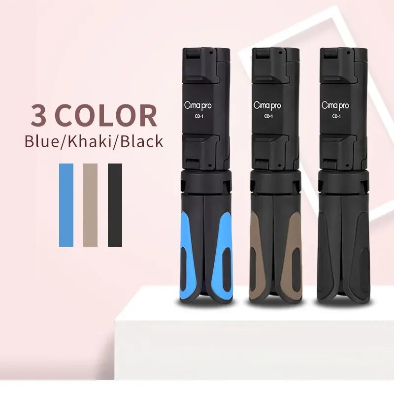 Cimapr 360 rotacinis vertikalus fotografavimas 2 viename mini trikojo telefono laikiklis, skirtas iPhone Max Xs X 8 7 Plus Samsung S8 S9 Piexl 2 3